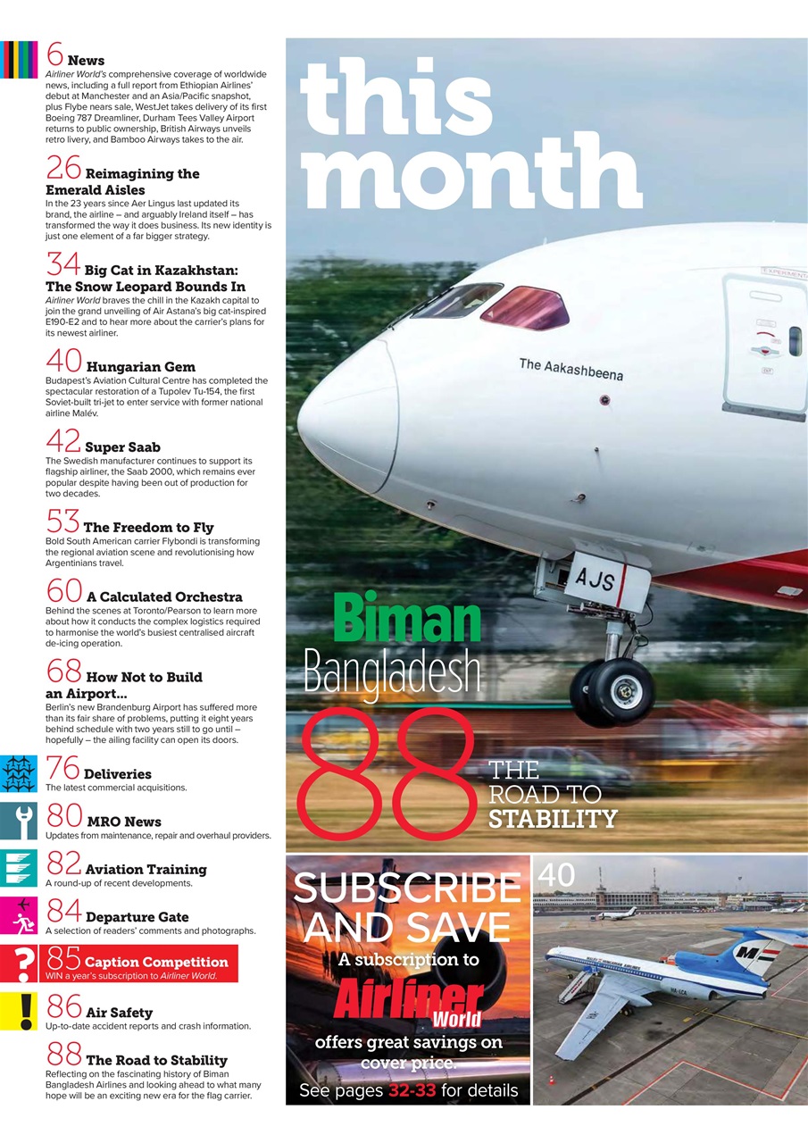 Airliner World Preview Pages