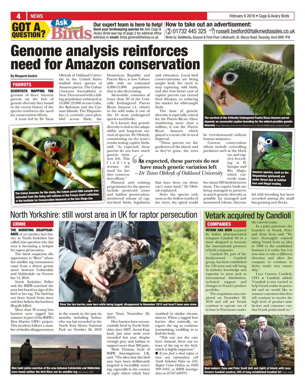 Cage & Aviary Birds Preview Pages