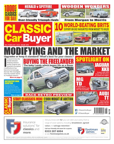 Classic Car Buyer issue 06/02/2019
