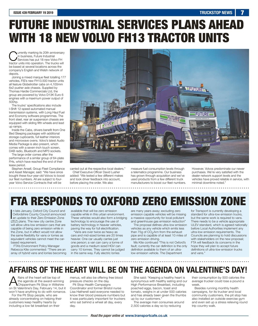 Truckstop News Preview Pages