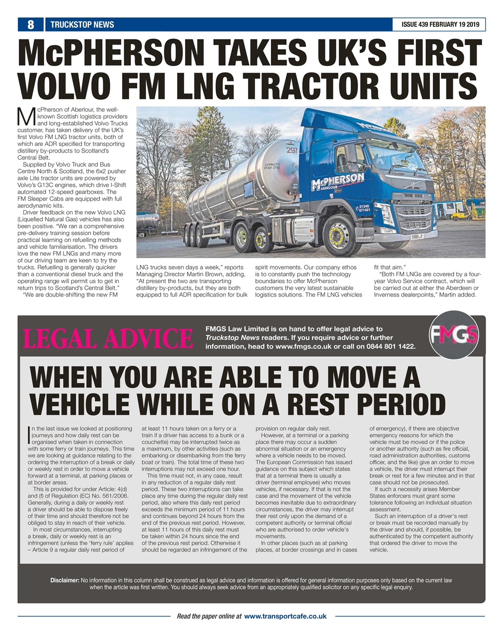 Truckstop News Preview Pages