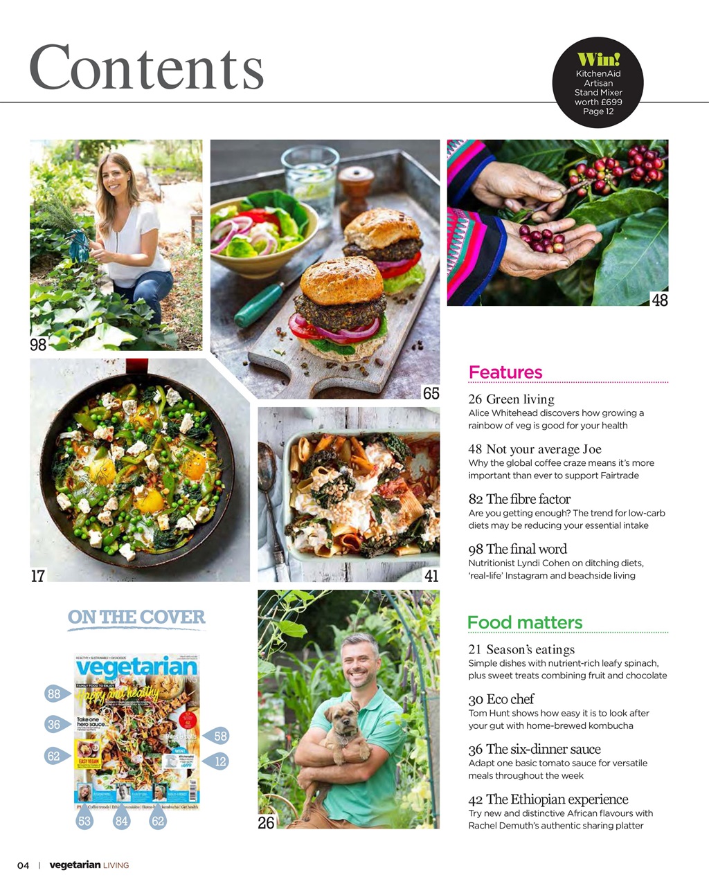 Vegetarian Living Preview Pages