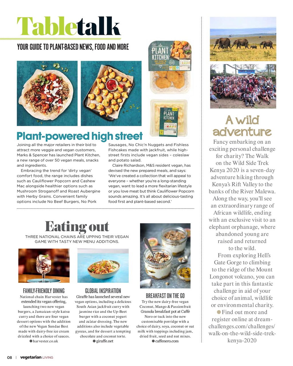 Vegetarian Living Preview Pages