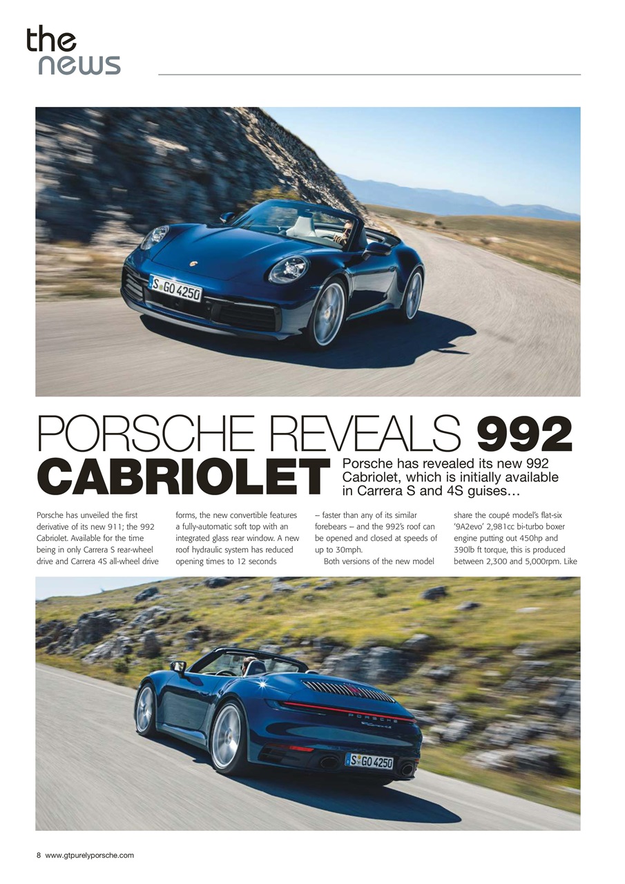 GT Porsche Preview Pages
