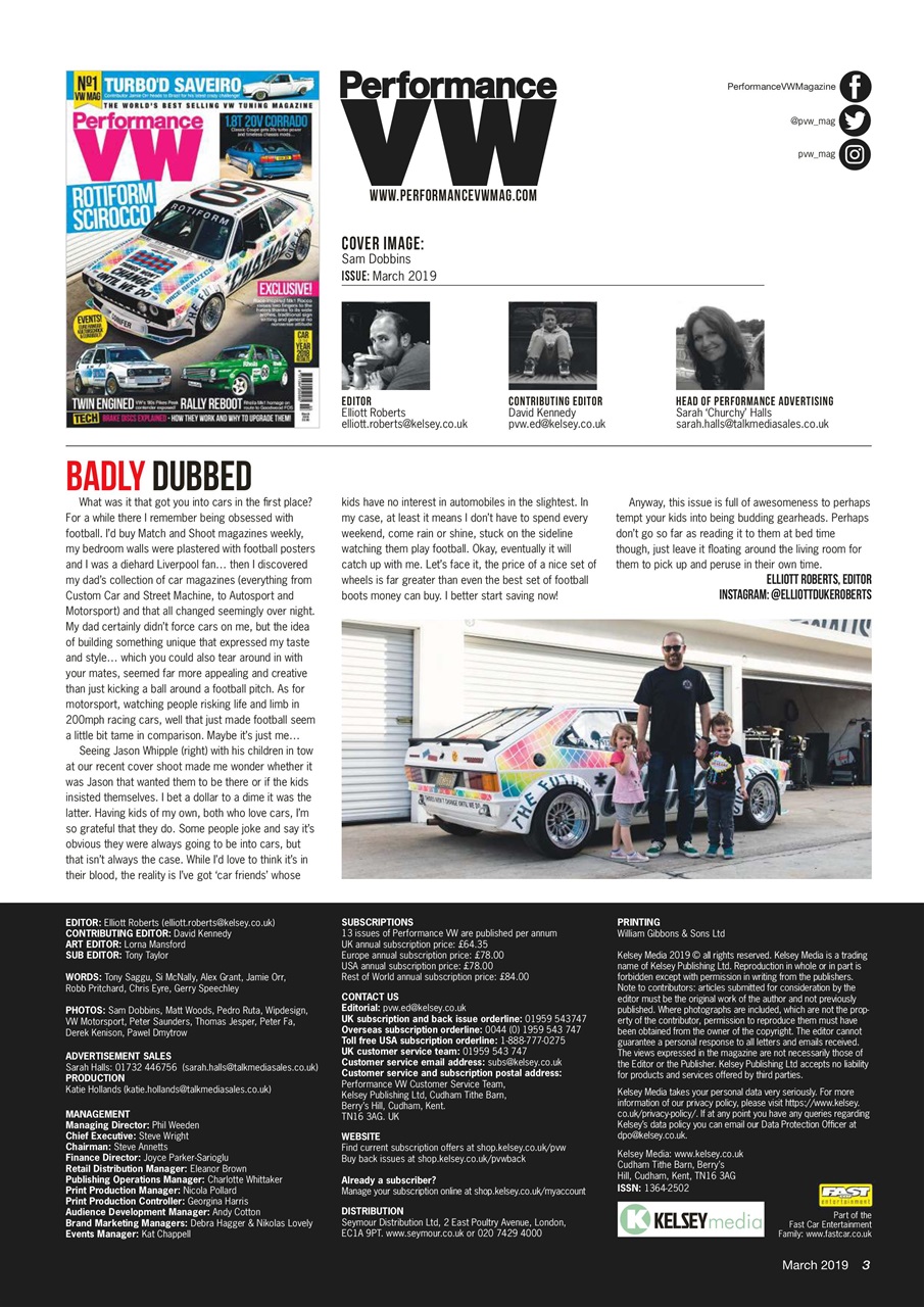 Performance VW Preview Pages