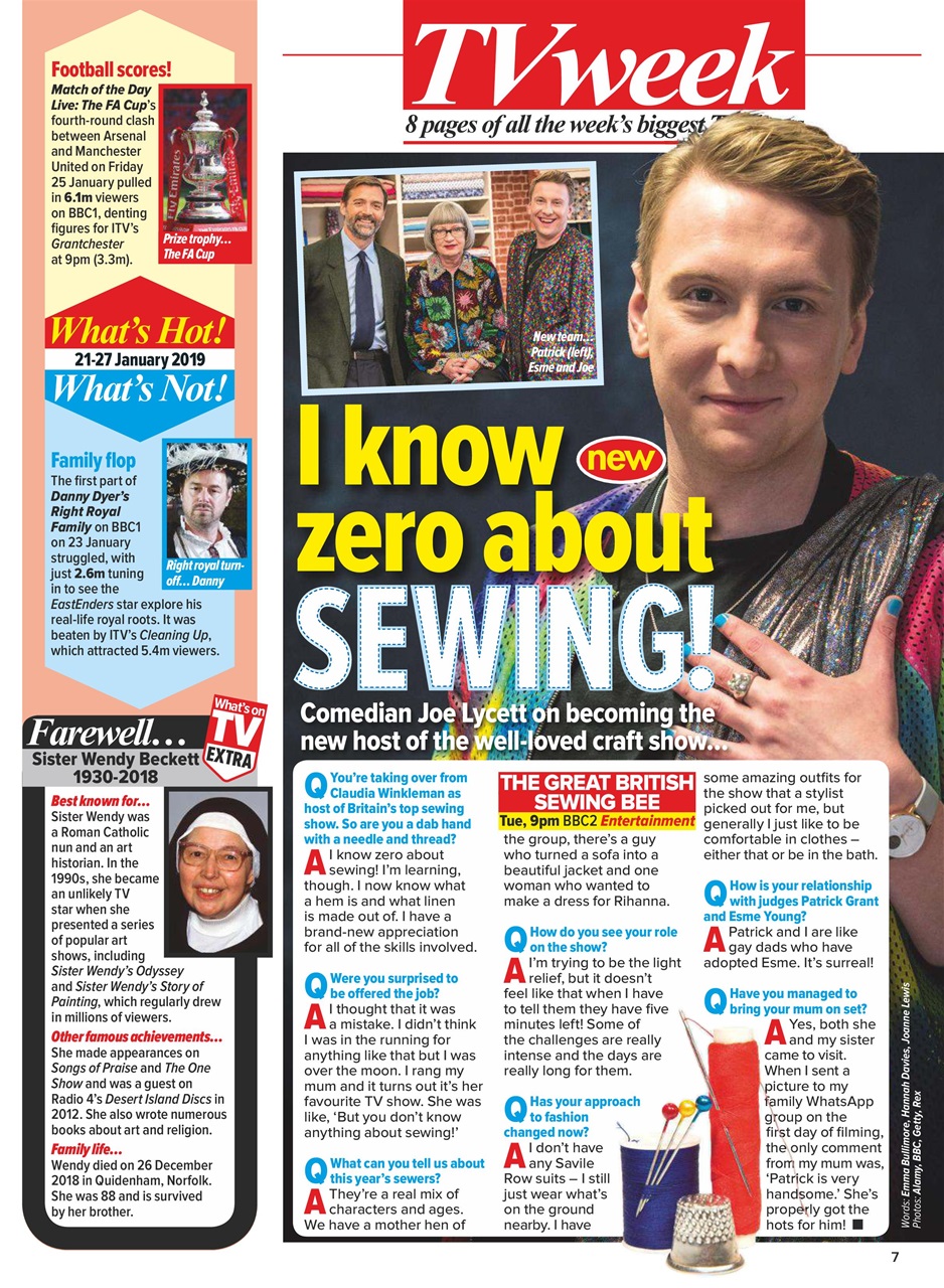 What's on TV Preview Pages