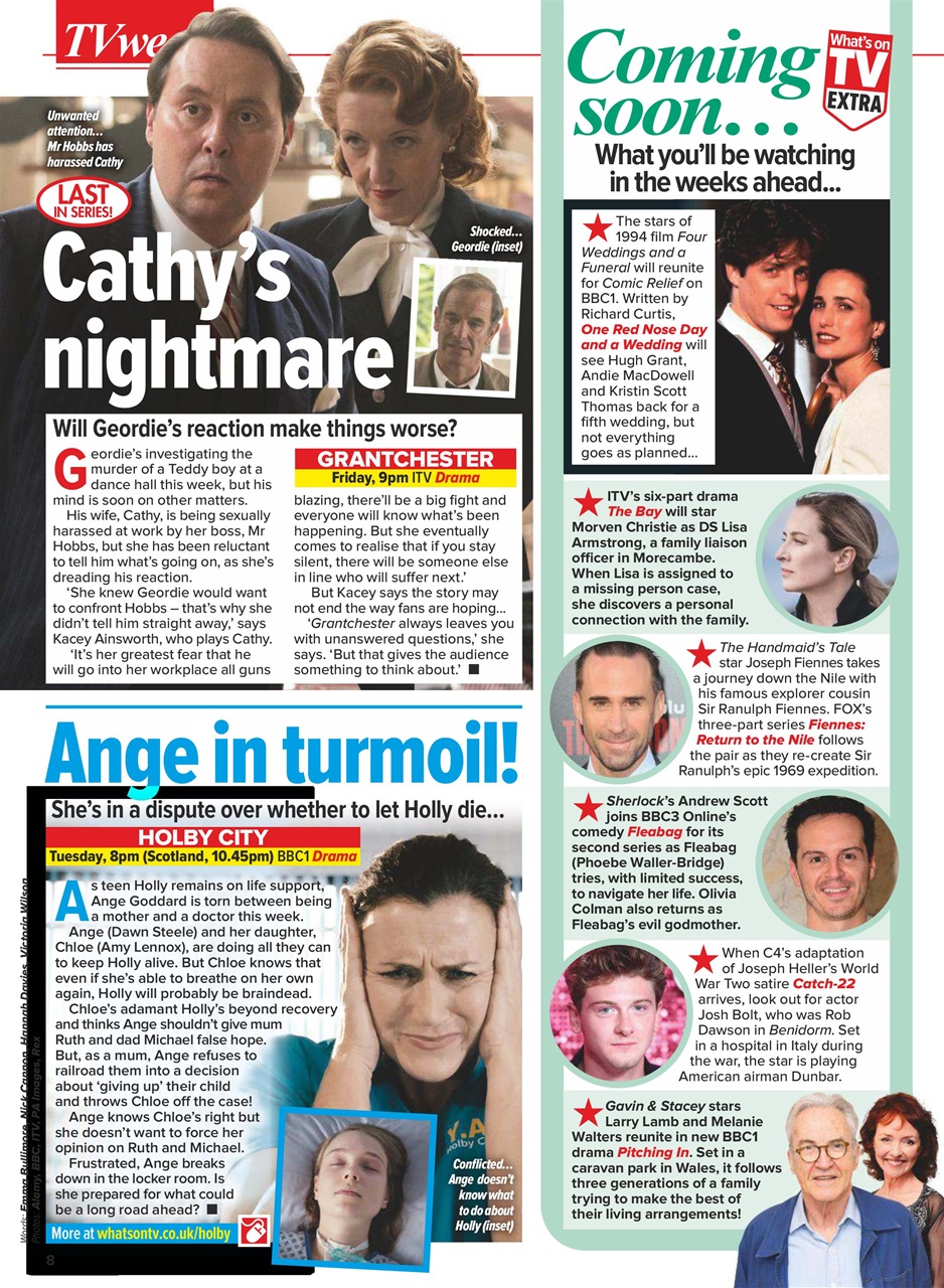 What's on TV Preview Pages