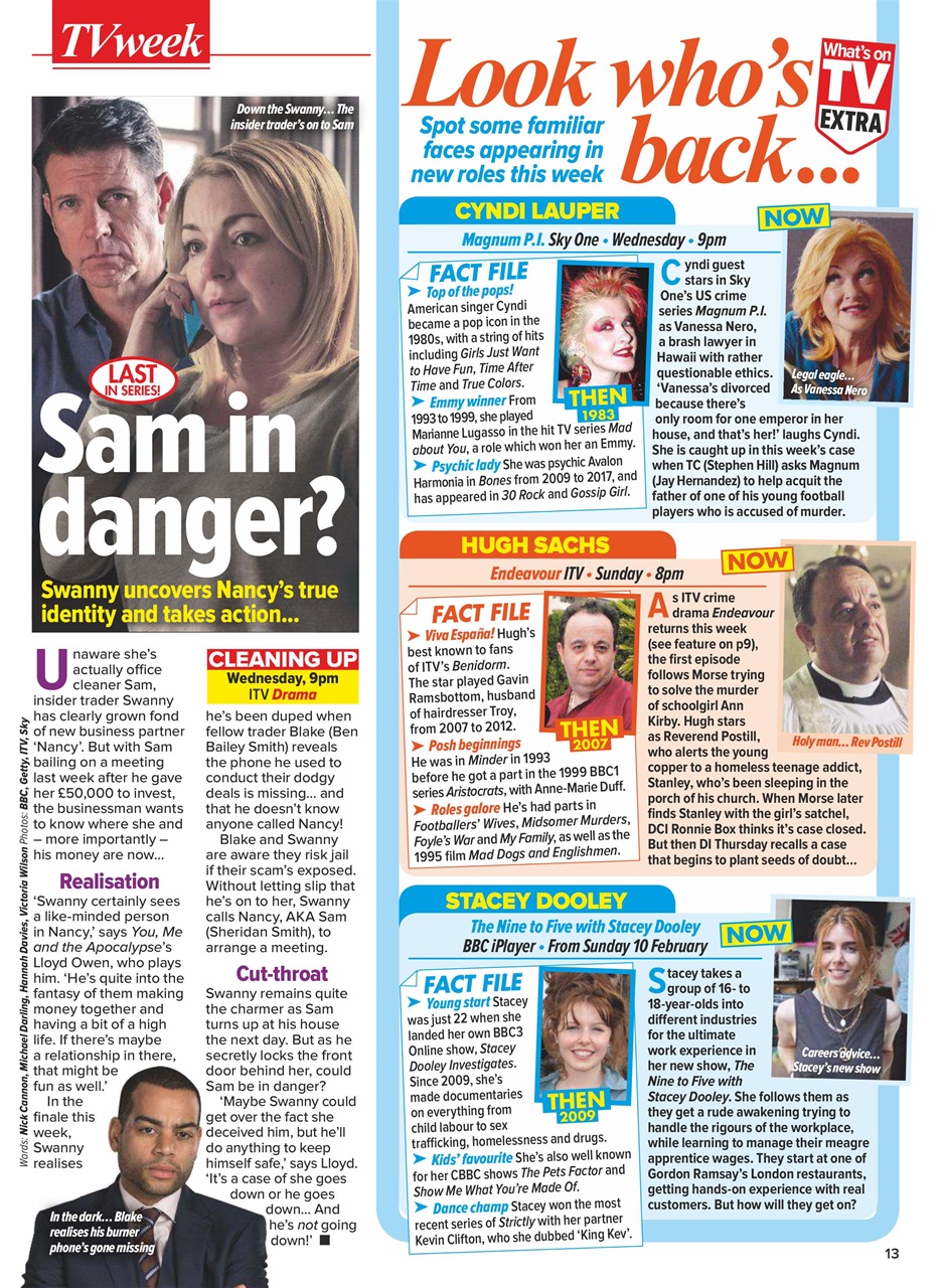 What's on TV Preview Pages
