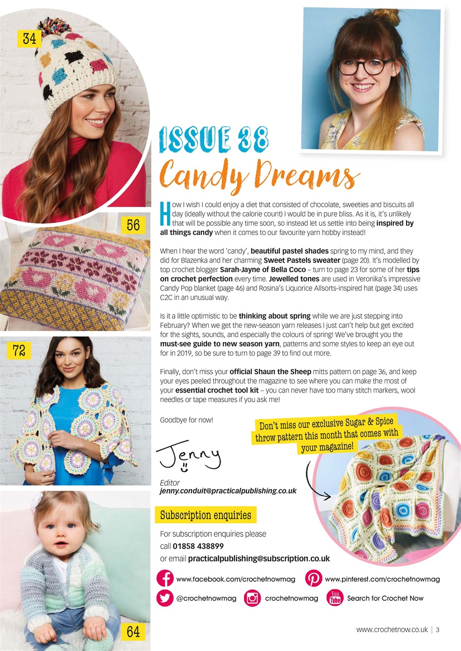 Crochet Now Magazine Preview Pages