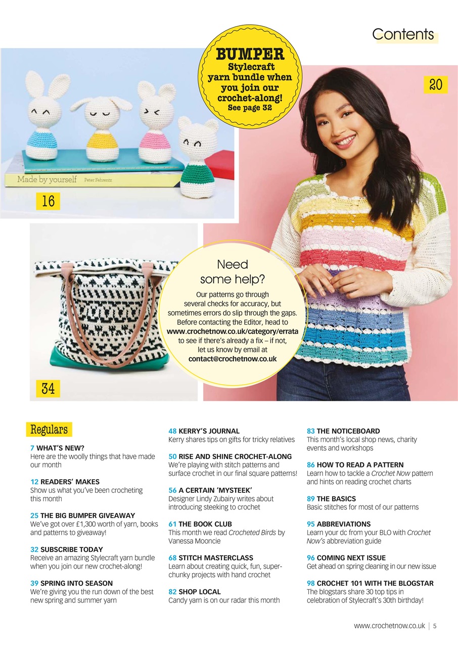 Crochet Now Magazine Preview Pages