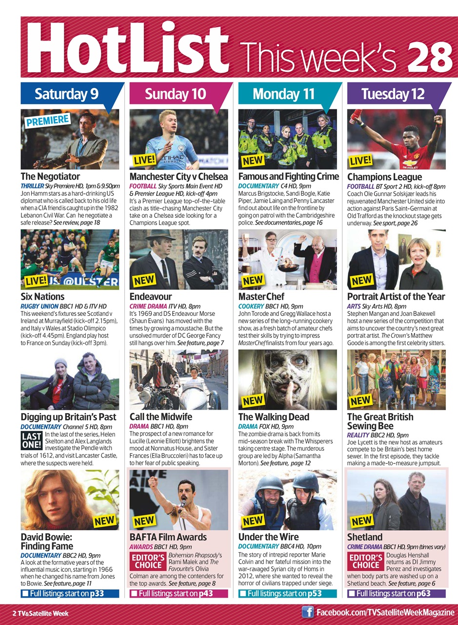 TV & Satellite Week Preview Pages