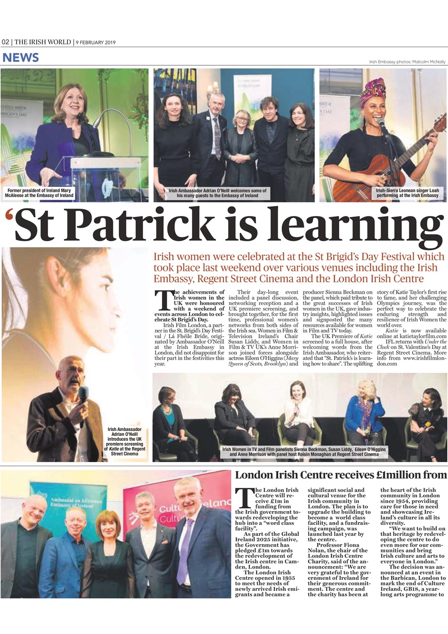 Irish World Preview Pages