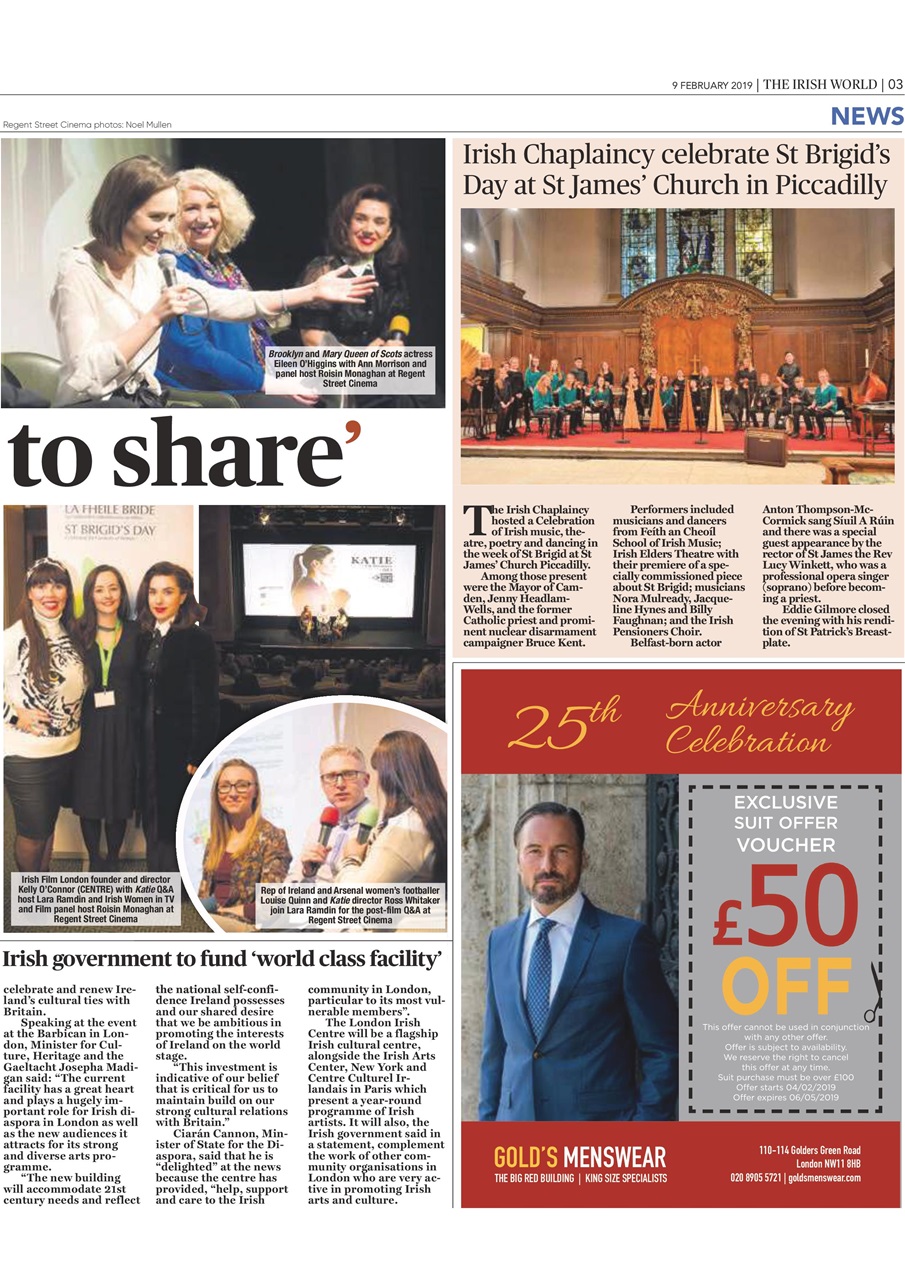 Irish World Preview Pages