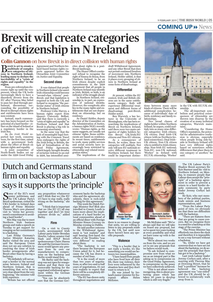 Irish World Preview Pages