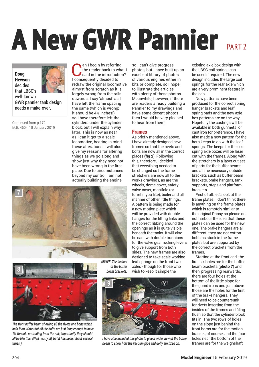 Model Engineer Preview Pages