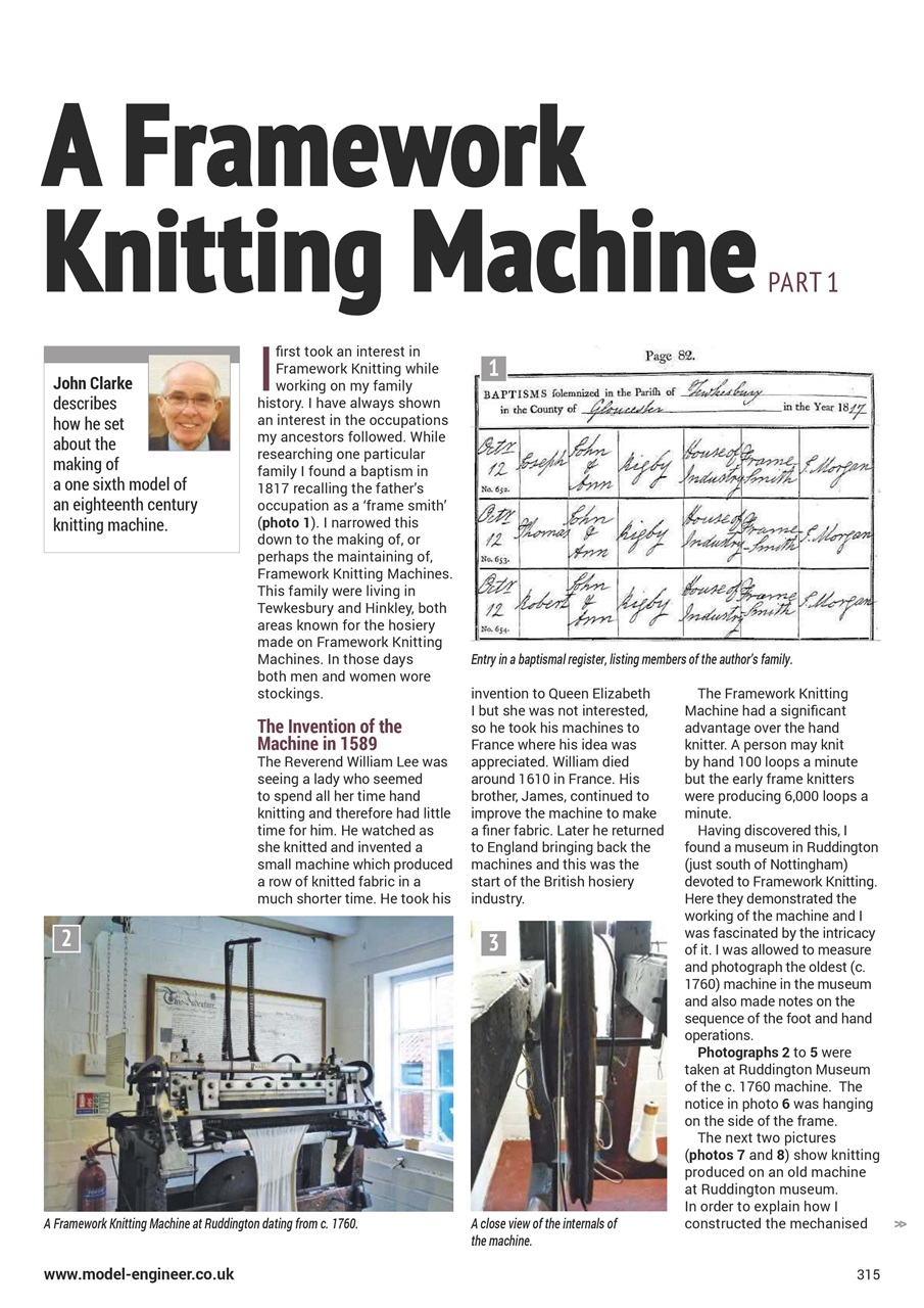 Model Engineer Preview Pages