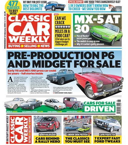 Classic Car Weekly issue 6th February 2019