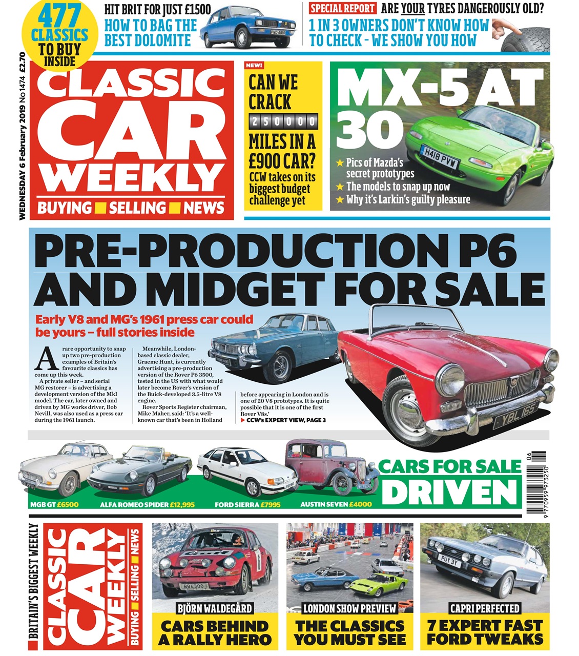 Classic Car Weekly Preview Pages