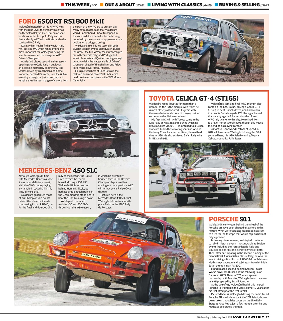 Classic Car Weekly Preview Pages