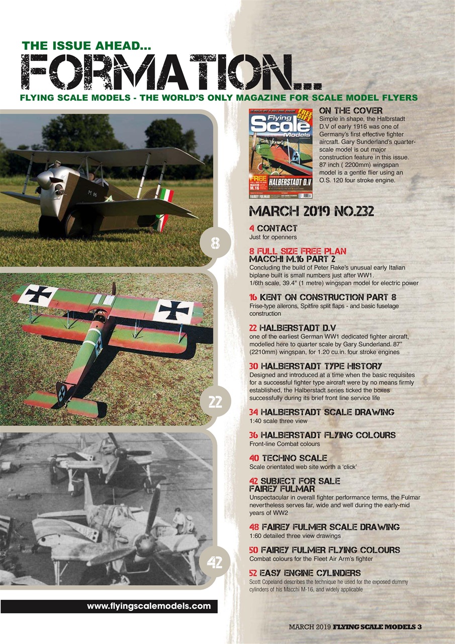 Radio Control Model Flyer Preview Pages