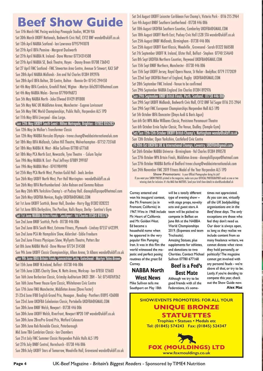 UK Beef Magazine Preview Pages