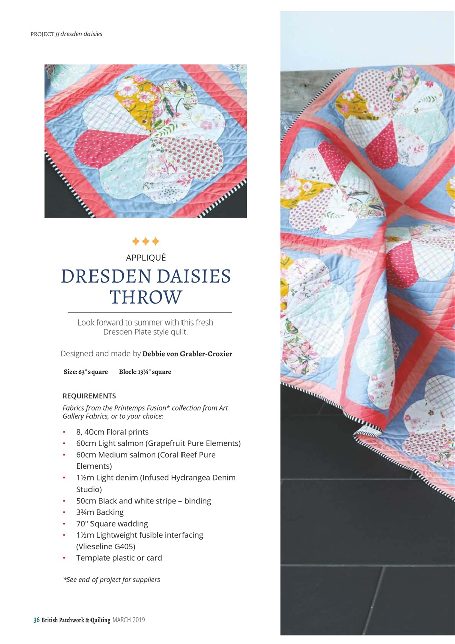 Patchwork and Quilting Preview Pages