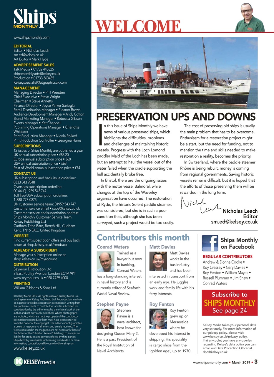Ships Monthly Preview Pages