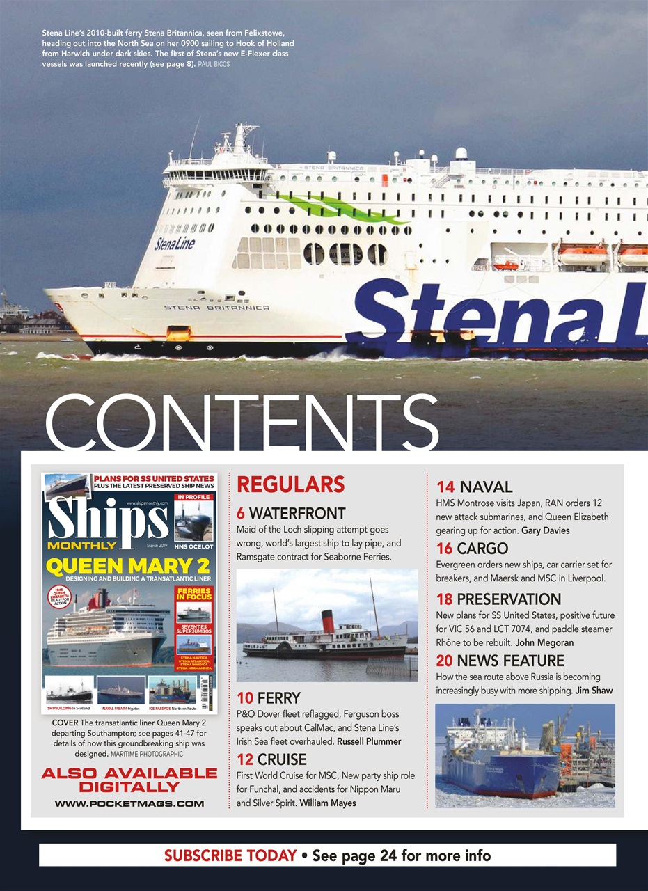 Ships Monthly Preview Pages