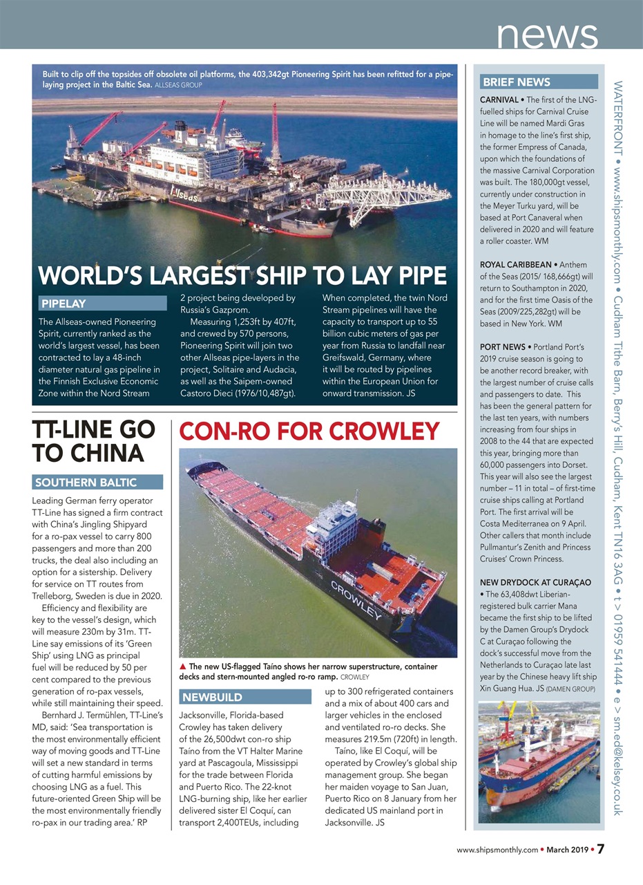 Ships Monthly Preview Pages