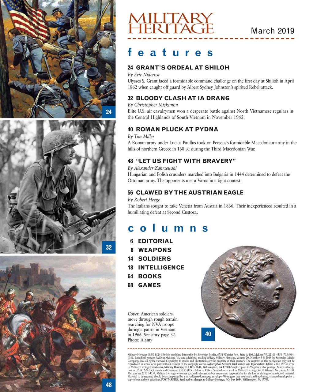 Military Heritage Preview Pages