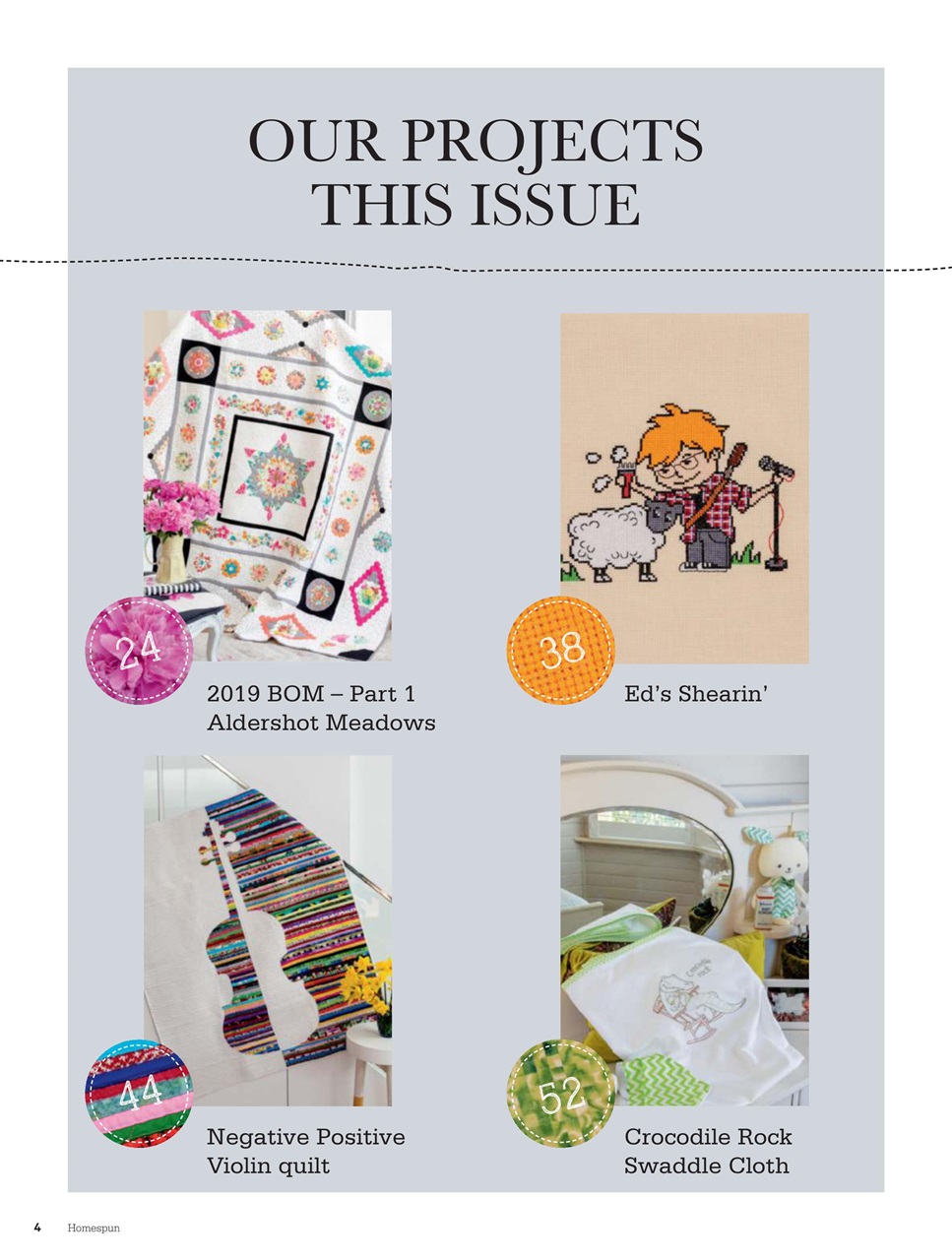 Homespun Preview Pages