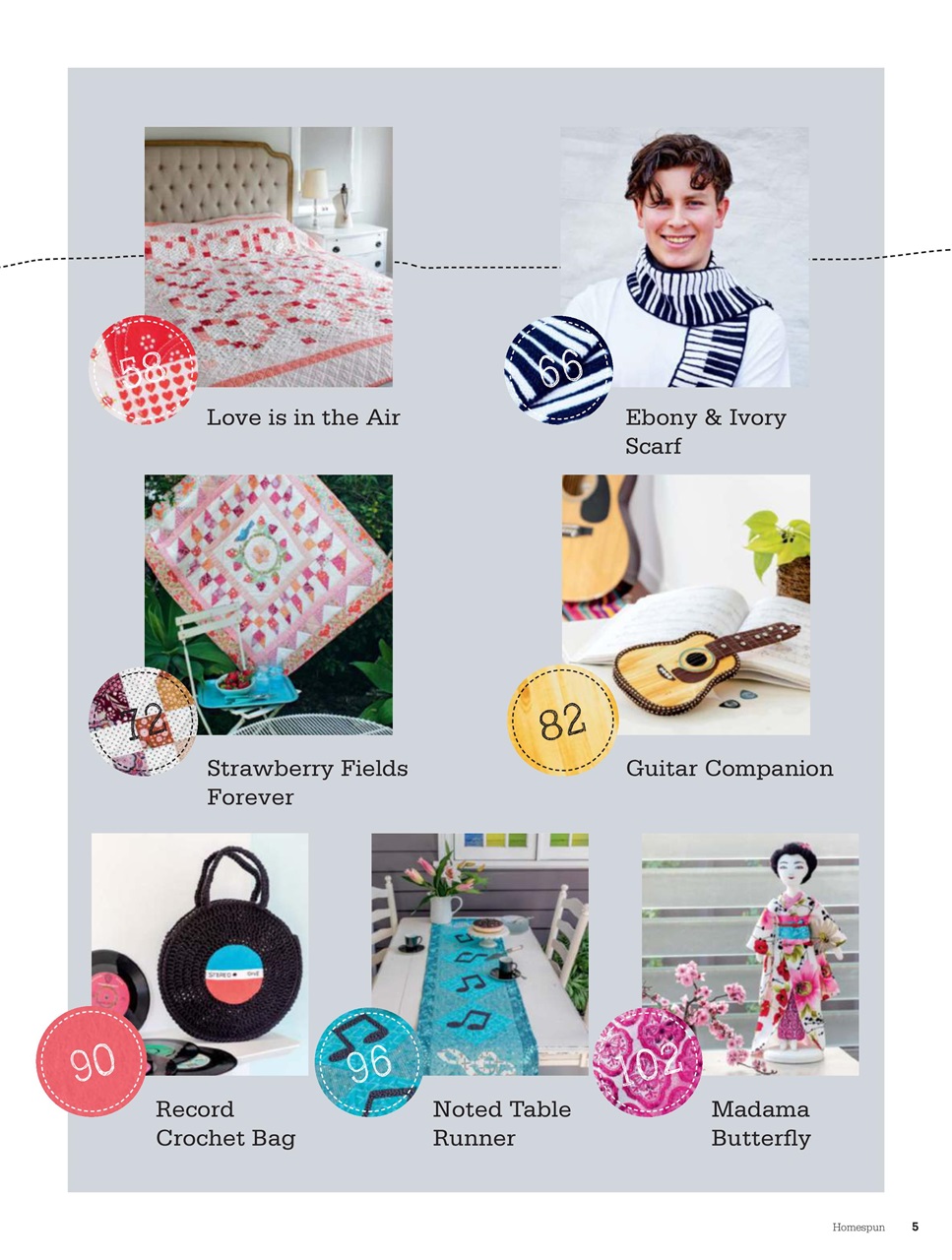 Homespun Preview Pages