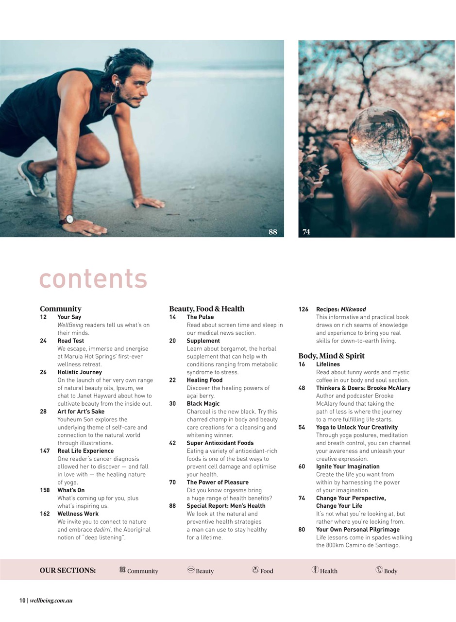 WellBeing Preview Pages