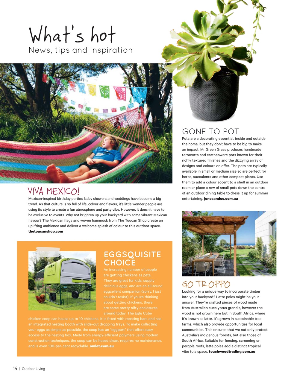 Outdoor Living Preview Pages