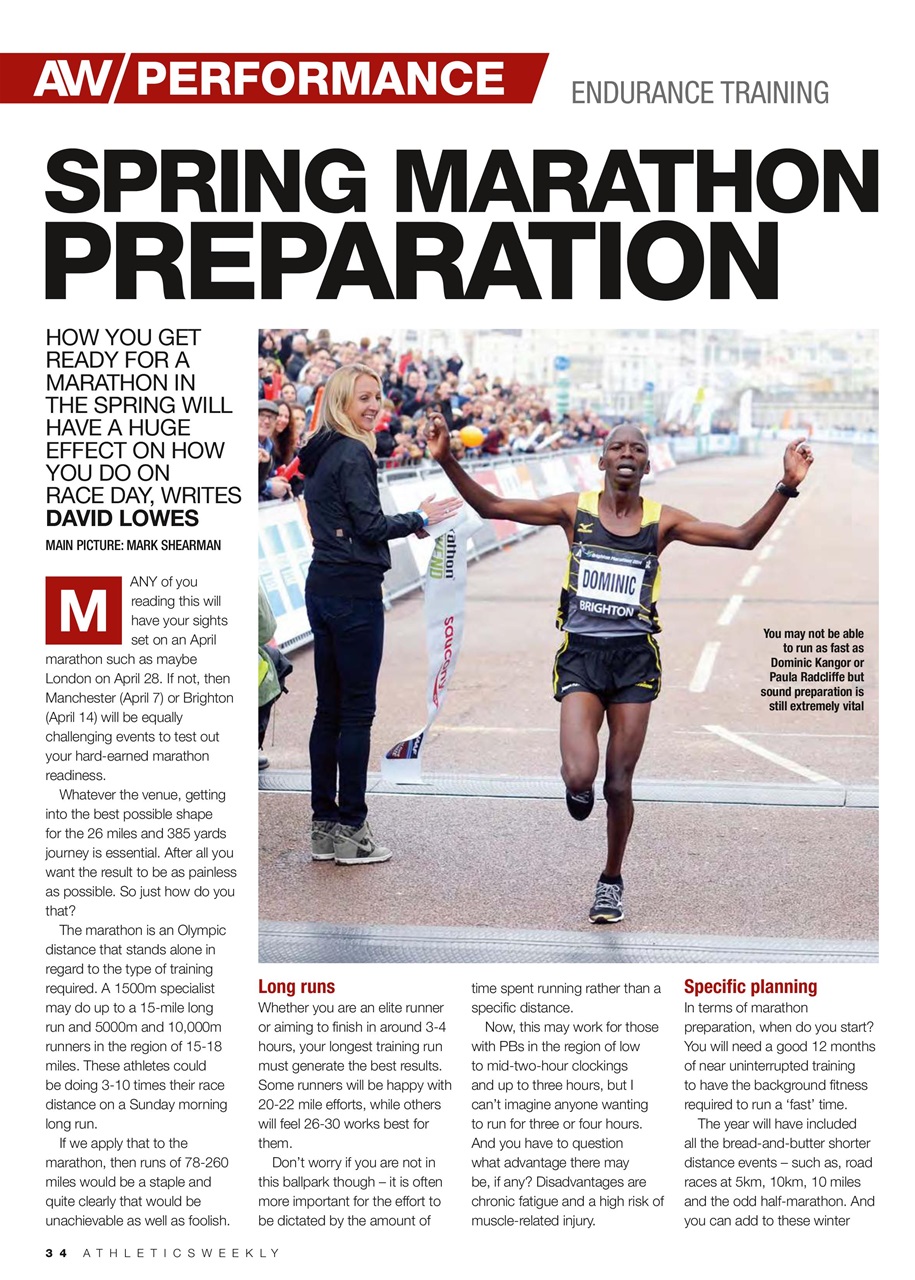 AW – Athletics Weekly Magazine Preview Pages