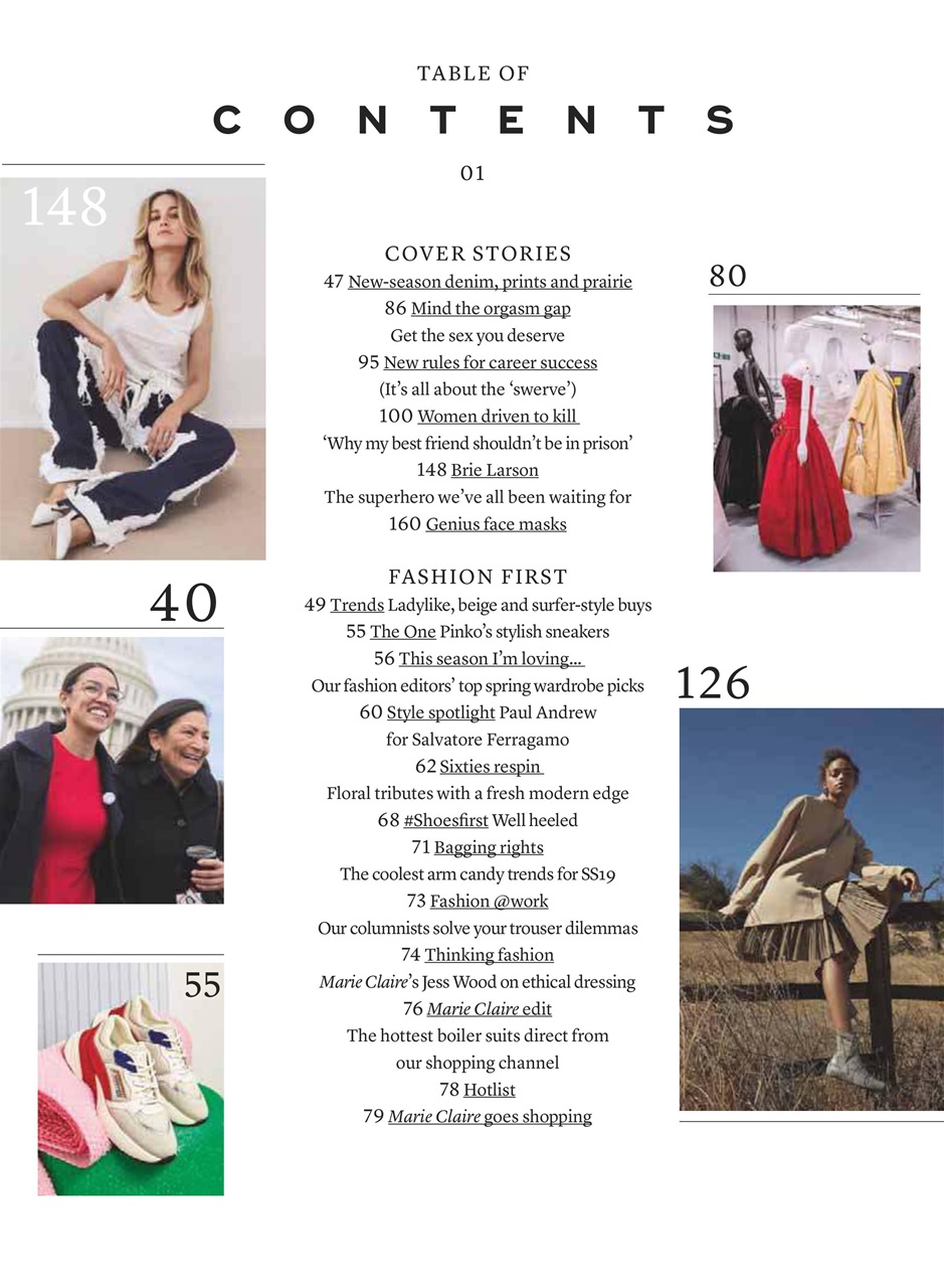 Marie Claire Preview Pages