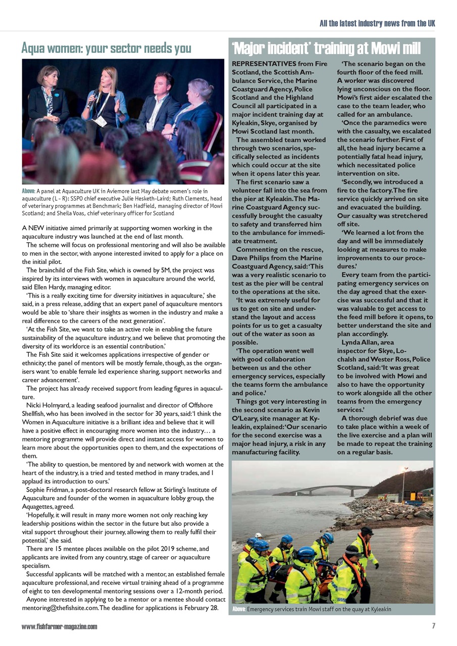 Fish Farmer Magazine Preview Pages