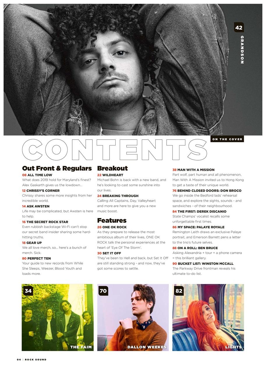 Rock Sound Magazine Preview Pages