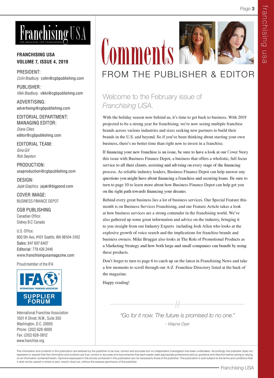 Franchising USA Preview Pages