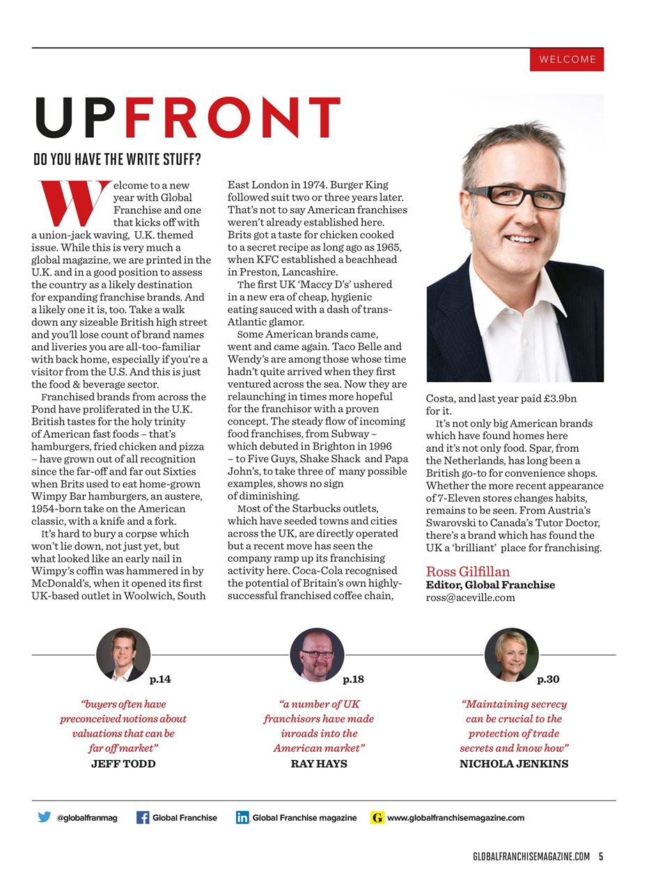 Global Franchise Preview Pages