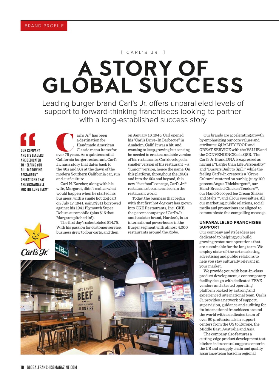 Global Franchise Preview Pages