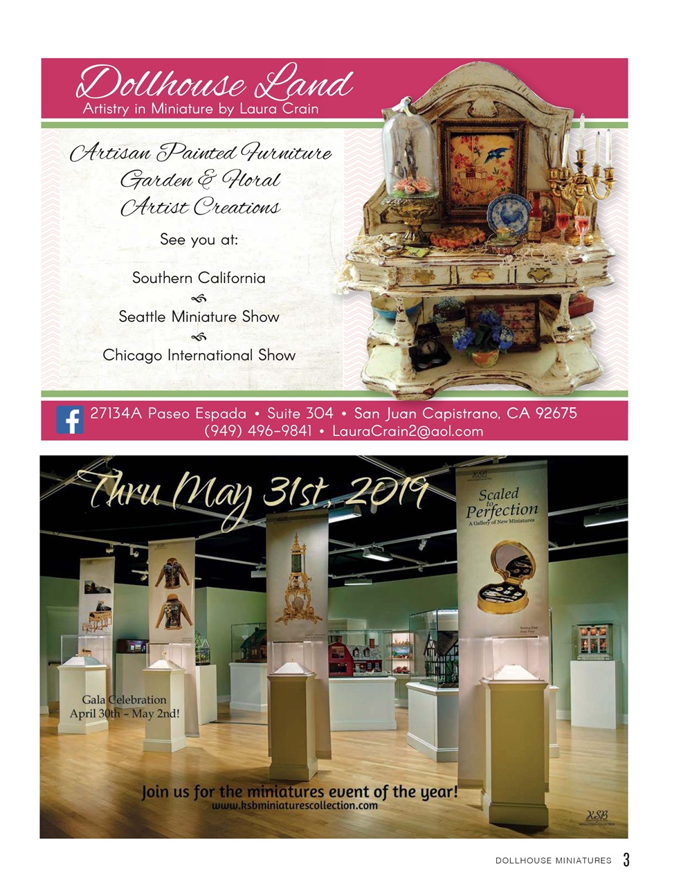 Dollhouse Miniatures Preview Pages