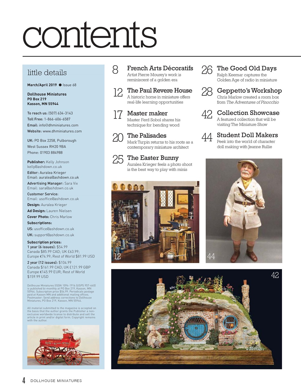 Dollhouse Miniatures Preview Pages