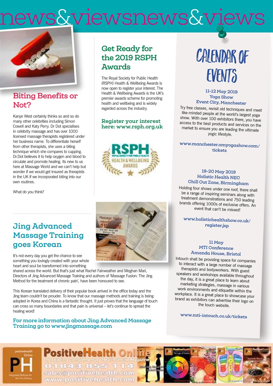 Massage World Preview Pages