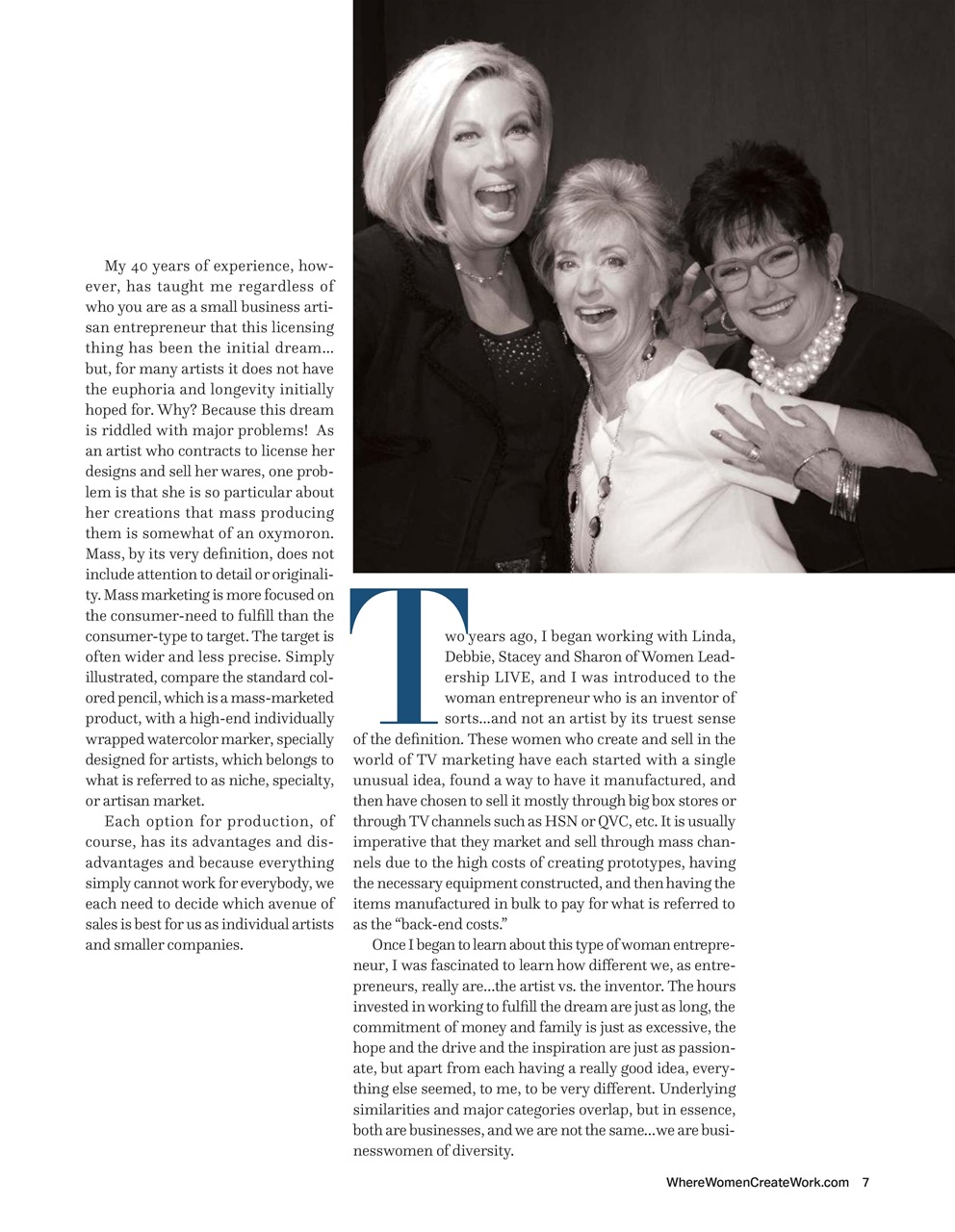 Where Women Create Work Preview Pages