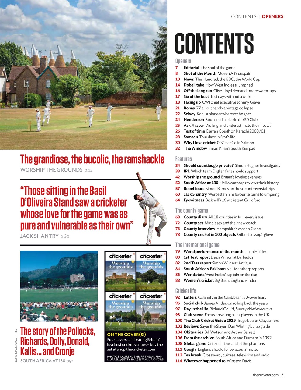 The Cricketer Magazine Preview Pages