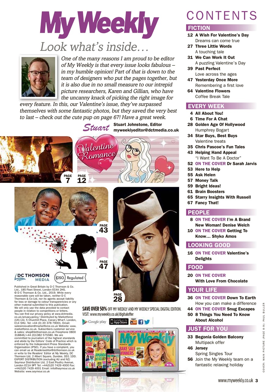 My Weekly Preview Pages