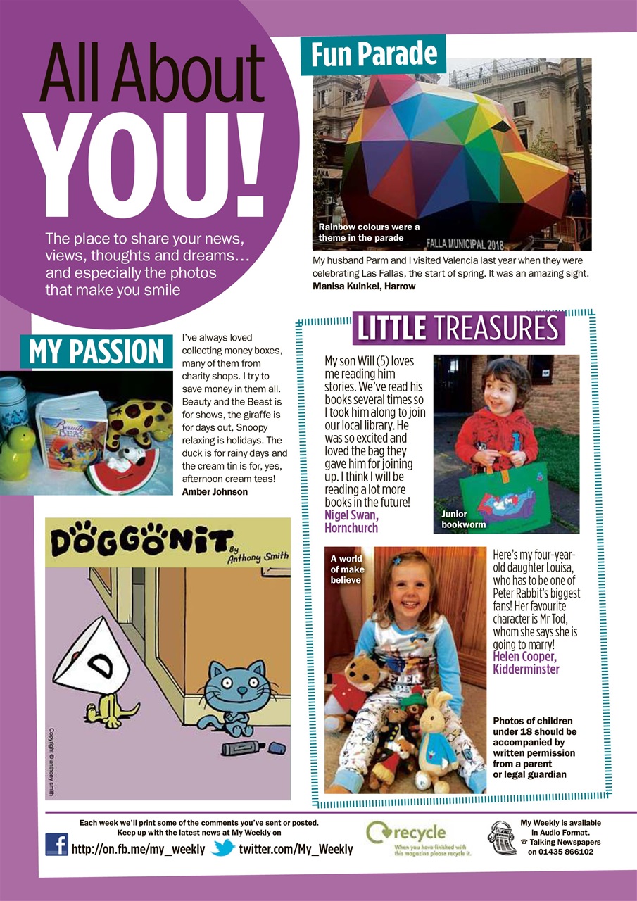 My Weekly Preview Pages