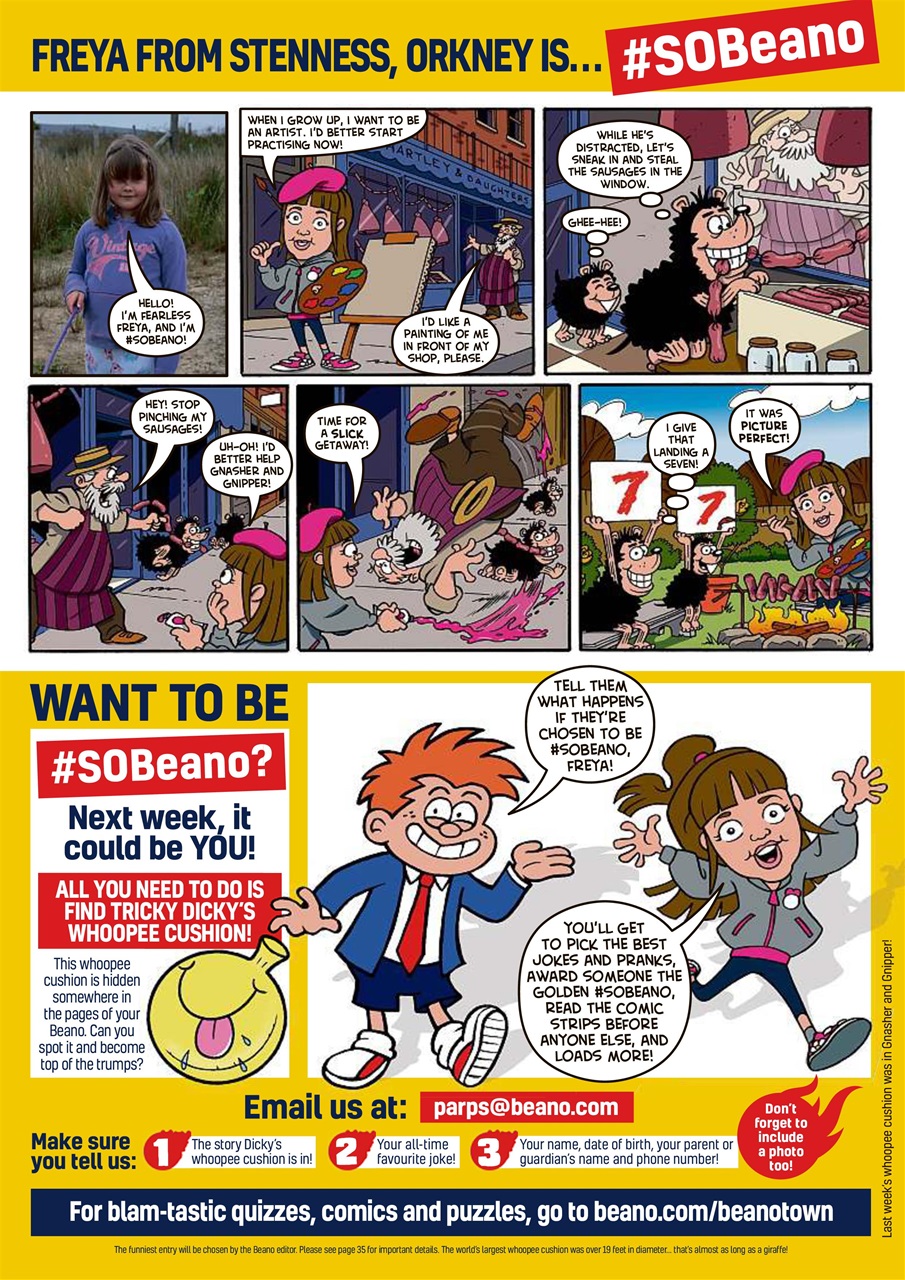 Beano Preview Pages