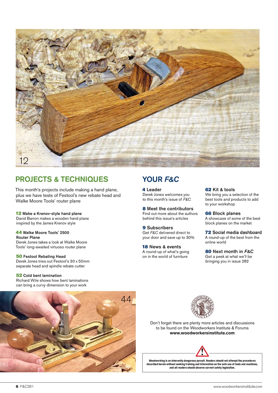 Furniture & Cabinetmaking Preview Pages